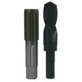 Drill America 1-5/8in-5-1/2 UNS HSS Plug Tap and 1-1/2in HSS 1/2in Shank Drill Bit Kit POUFS1-5/8-5-1/2